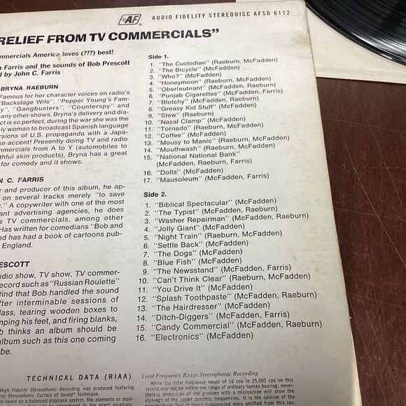 Allan Sherman - My Son The Nut , Fast Relief From TV Commercials & Sydney Omar - Picture 10 of 16